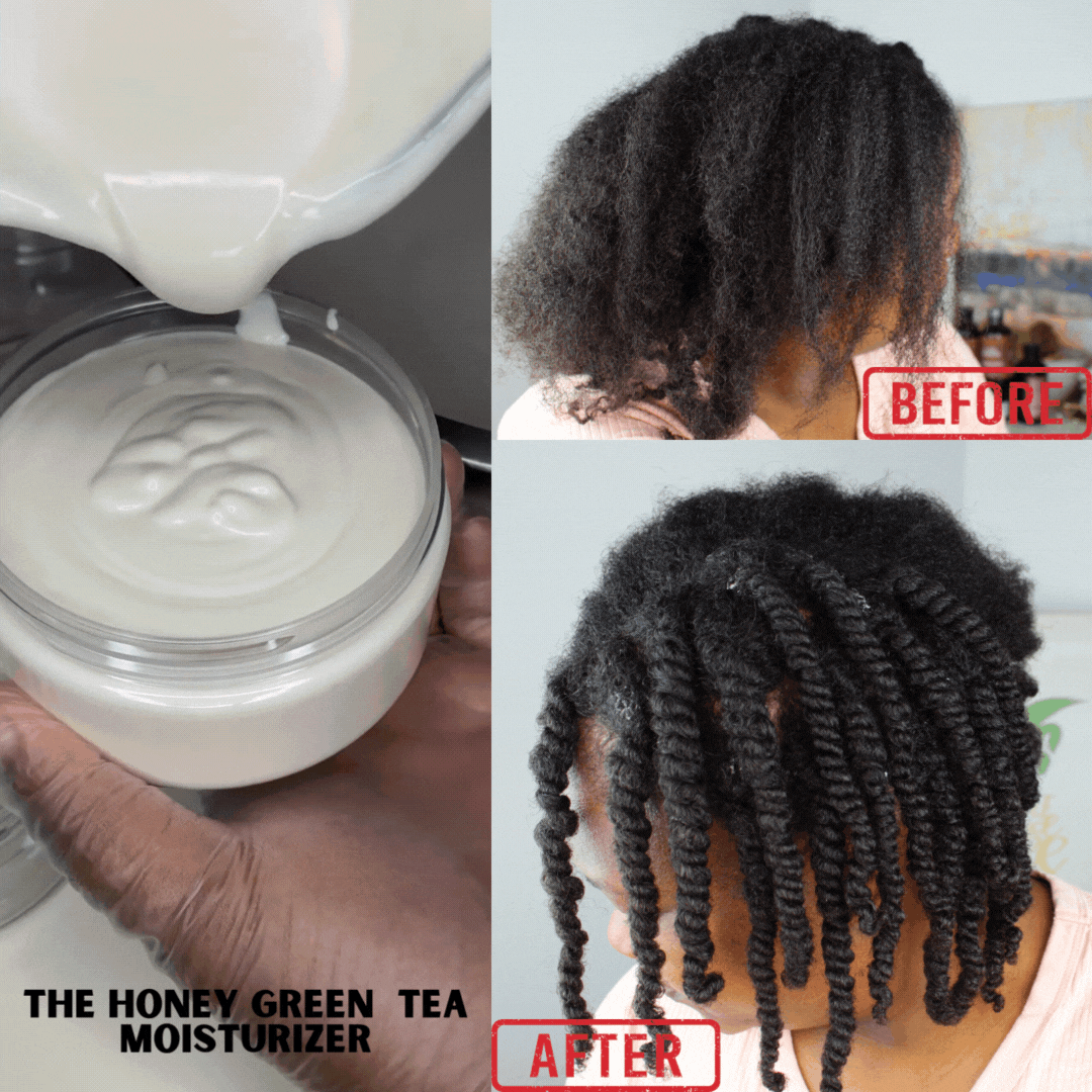 Honey Green Tea Moisturizer For Dry Hair